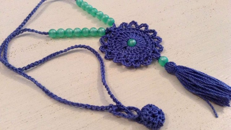 How To Make A Crochet And Tassel Necklace - DIY Crafts Tutorial - Guidecentral