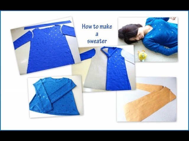 How to make a pattern for a V-neck sweater easy steps!