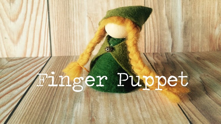 How to Make a Simple Finger Puppet Tutorial