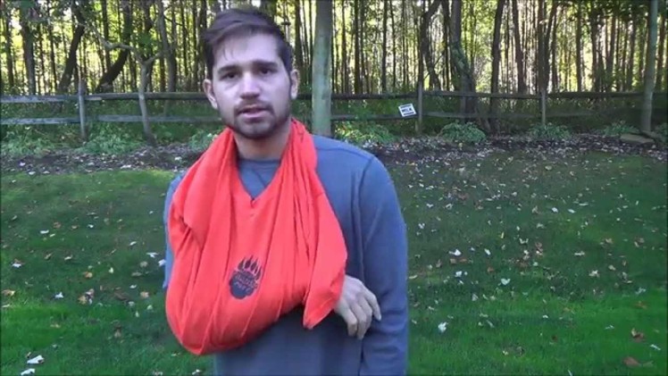 How To Make a Sling from a T-Shirt