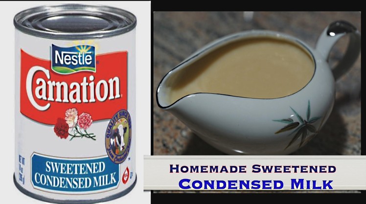 How to make Condensed Milk | Homemade Sweetened Condensed Milk