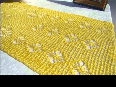 How to make crochet table runner