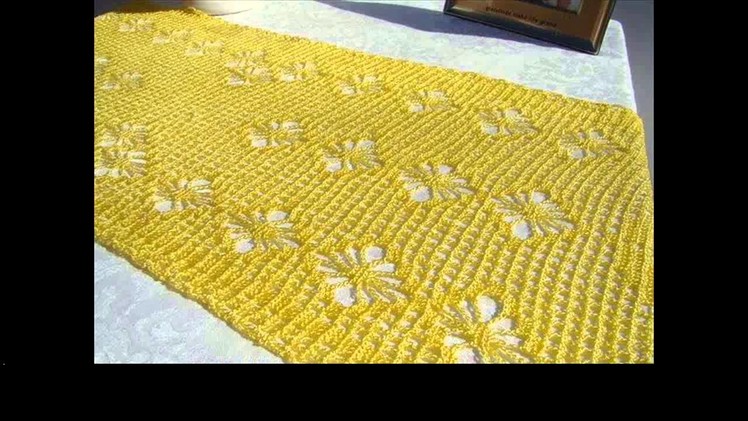 How to make crochet table runner