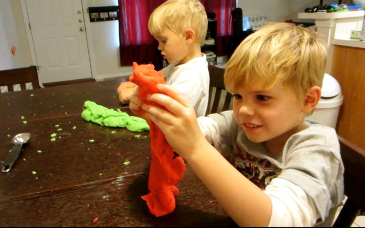 How To Make Jello Playdough!