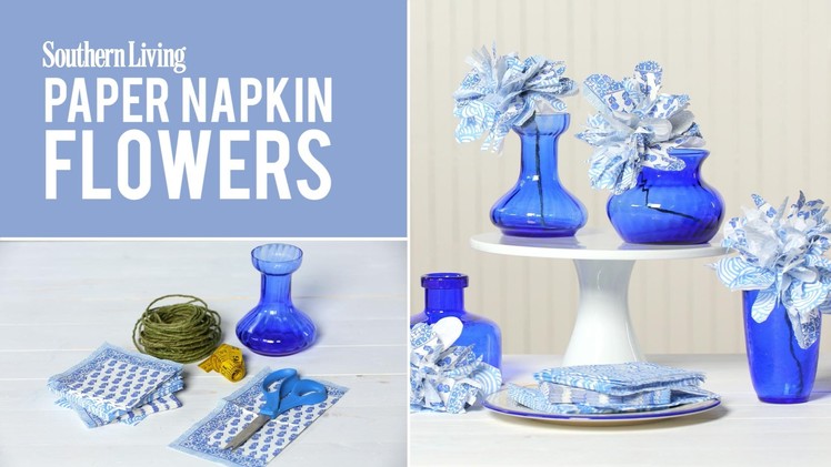 How To Make Paper Napkin Flowers