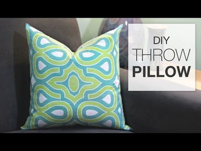 How to Sew a Throw Pillow (Tutorial)