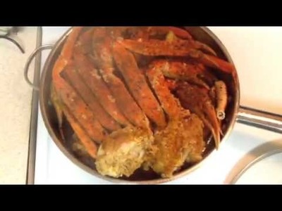 How to steam crab legs