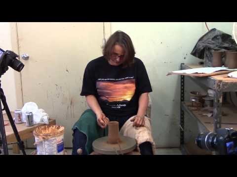 How to Throw a Mug on the Potter's Wheel - How to Make a Pottery Mug