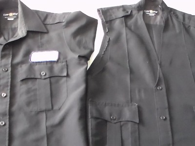 How to turn a short sleeve shirt into a vest,part 1