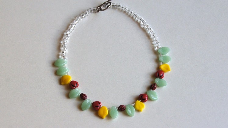 Make a Summer Beaded Necklace - DIY Style - Guidecentral