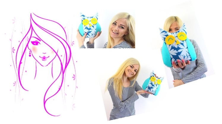 MORENA DIY: HOW TO MAKE ROOM DECOR - Easy owl Pillow!