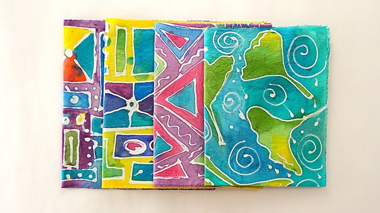PREVIEW: How To Create Fabric With Glue And Paint with Barb Owen - HTGC Member Class s01e06