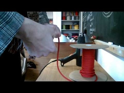Tekstiilkaabel - Textile Cable - how to cut and clean the ends