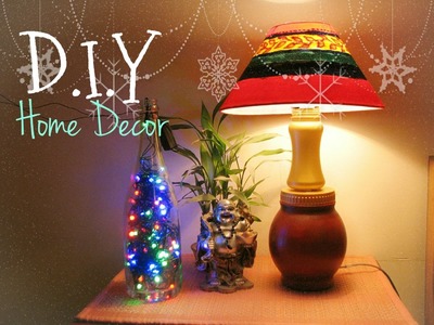 D.I.Y. Christmas & New Year Home Decor | Terracotta Lamp | Collaboration With 25 Indian Youtubers