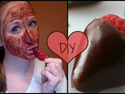 DIY: Chocolate Covered Strawberry Mask!