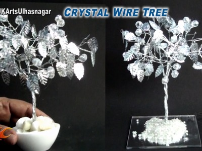 DIY Crystal Beads Wire Tree | How to make | JK Arts 833