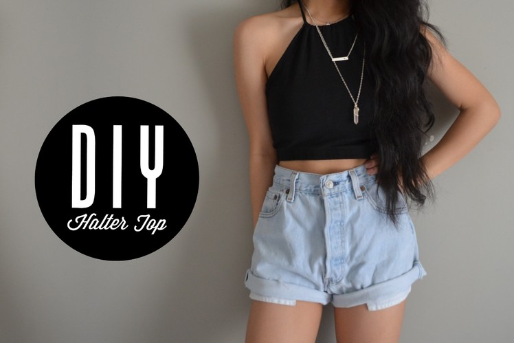 DIY halter top out of leggings | Injoyy