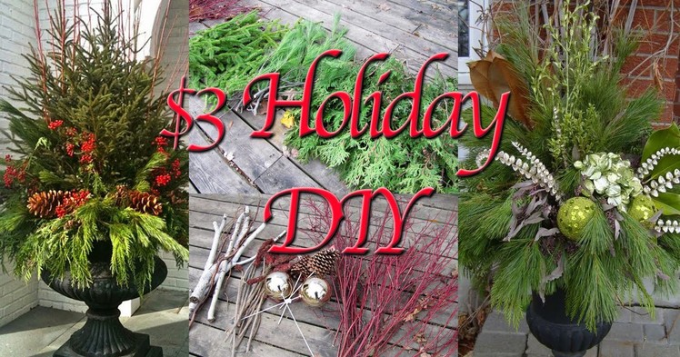 [DIY] How to Make. Decorate a Holiday. Christmas Urn for $3!  | YouTubeAnonymous