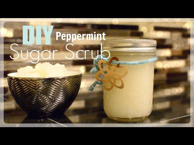 DIY Natural Peppermint Sugar Scrub ♡ NaturallyThriftyMom