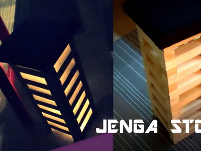 DIY Project: Lighted JENGA Stool