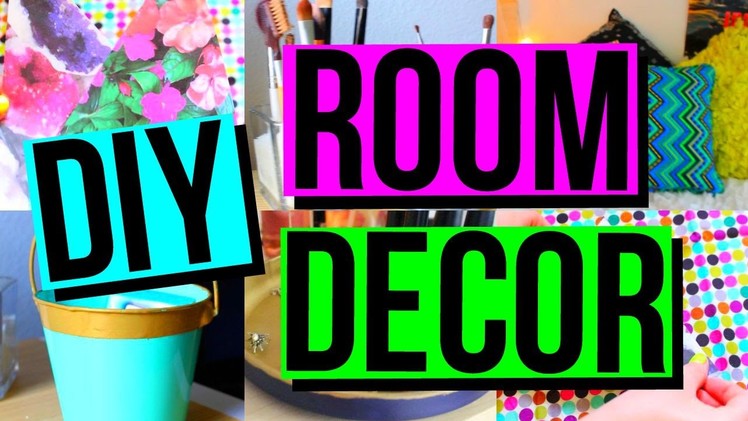 DIY ROOM DECOR + ORGANIZATION | Tumblr Inspired | Cute + Easy | CartneyBreanne
