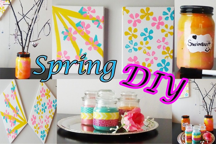 DIY Spring Room Decor Jewelry organizer | Quiana Unique