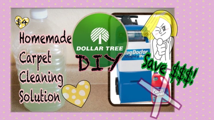 Dollar Tree DIY: "Rug Doctor" Carpet Cleaner DUPE!