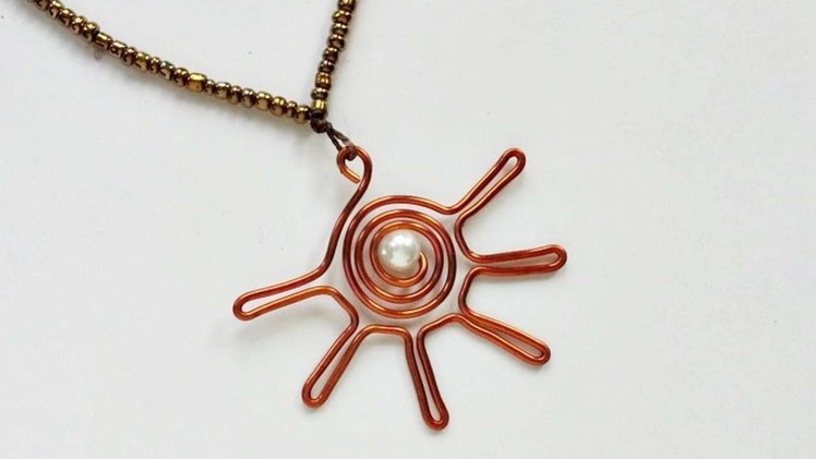How To Create A Doodle Sun Wire Pendant - DIY Style Tutorial - Guidecentral