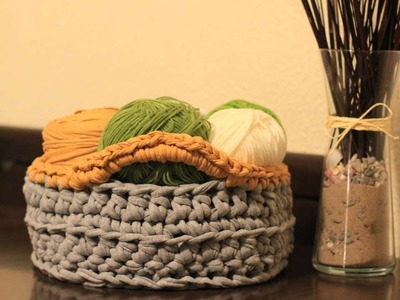 How To Crochet A Home Organization Chunky Basket - DIY Crafts Tutorial - Guidecentral