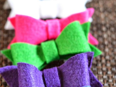 How To DIY Felt Bows For Any Age - DIY Style Tutorial - Guidecentral