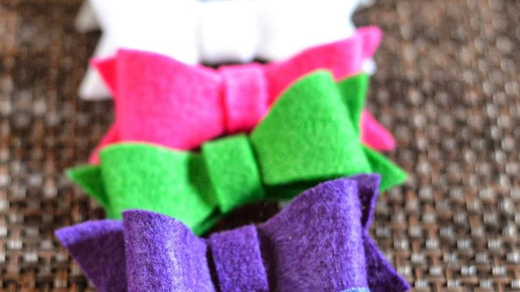 How To DIY Felt Bows For Any Age - DIY Style Tutorial - Guidecentral