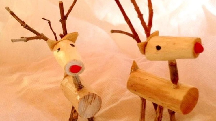 How To Make Lovely Wooden Reindeer Ornaments - DIY Home Tutorial - Guidecentral