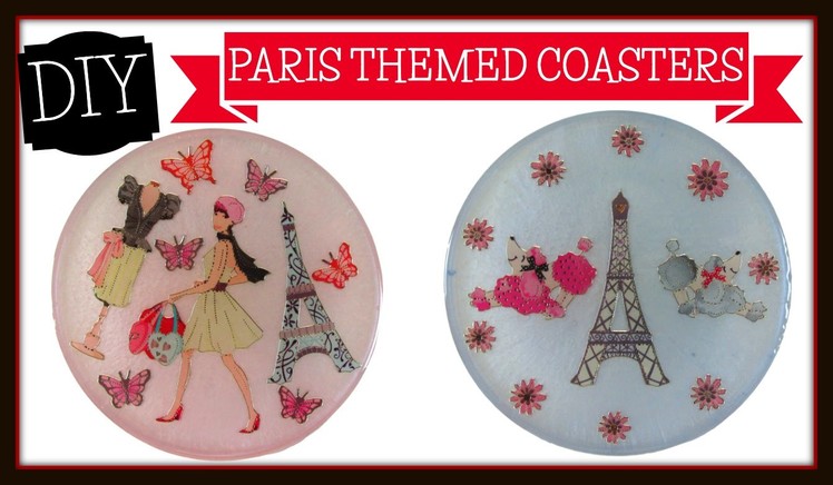Paris Themed Coaster DIY ~ Craft Klatch Another Coaster Friday