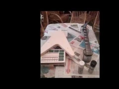 Phoenix Flying V DIY Electric Guitar made by Shark