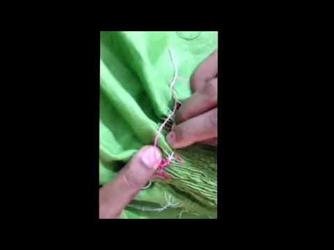 Smocking pattern with cable stitch-1