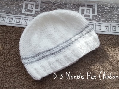 Basic Knitted Hat 0-3 months | Redone
