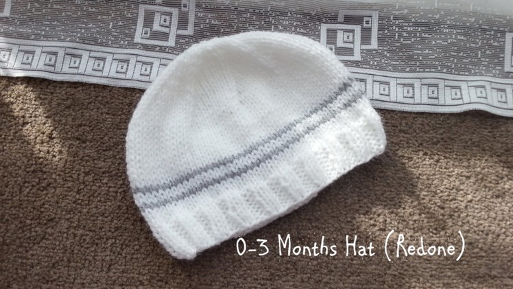 Basic Knitted Hat 0-3 months | Redone