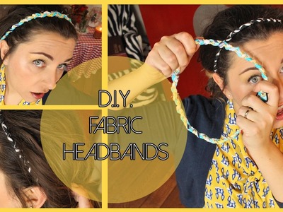D.I.Y. No Sew Fabric headbands - Fasce per capelli fai da te
