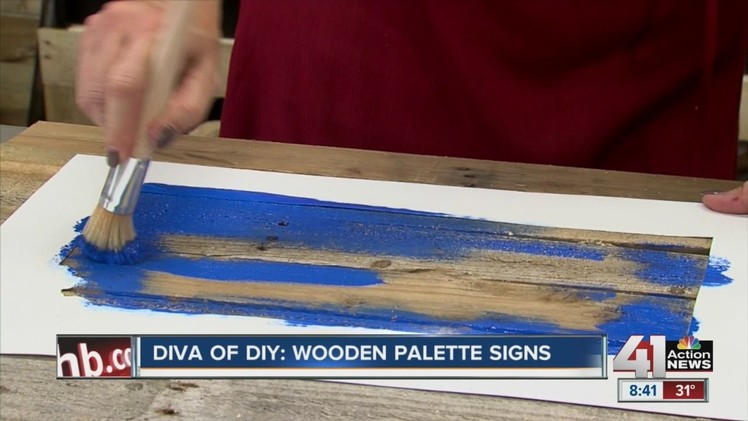 Diva of DIY: Turn wood pallets into unique, rustic state signs that are perfect for holiday gifts