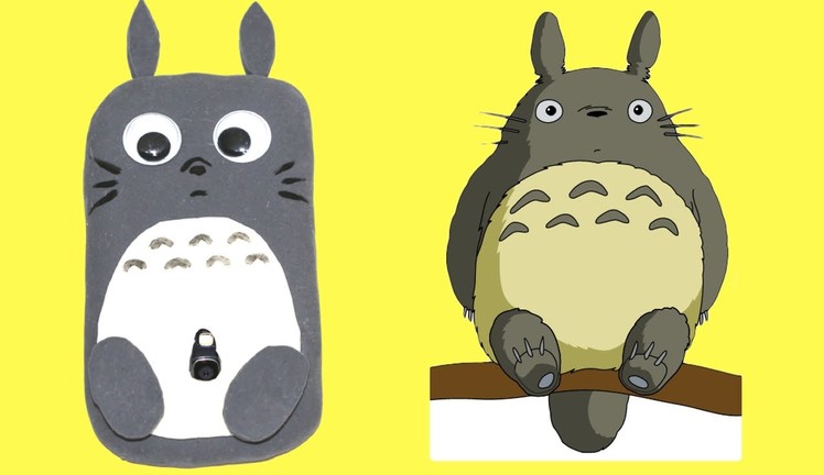 DIY  a silicone phone case Totoro phone