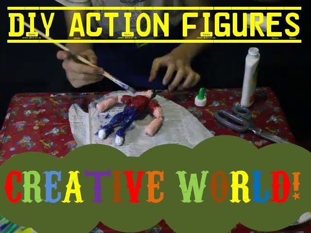 DIY ACTION FIGURES! - Creative World!