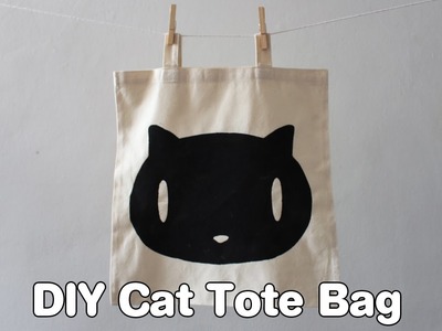DIY Cat Tote Bag