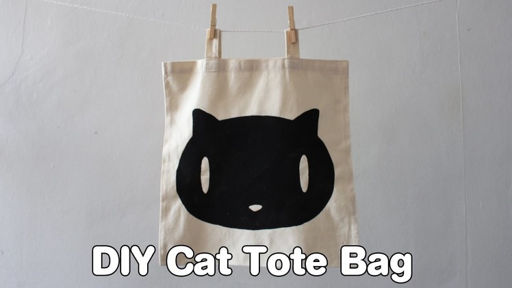 DIY Cat Tote Bag