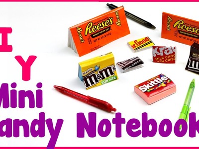 DIY Crafts: 7 Easy DIY Miniature Candy Notebooks  - Cool & Unique Craft Tutorial