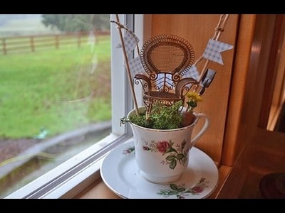 DIY Fairy Garden Teacup Tutorial