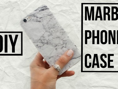 DIY: MARBLE PHONE CASE