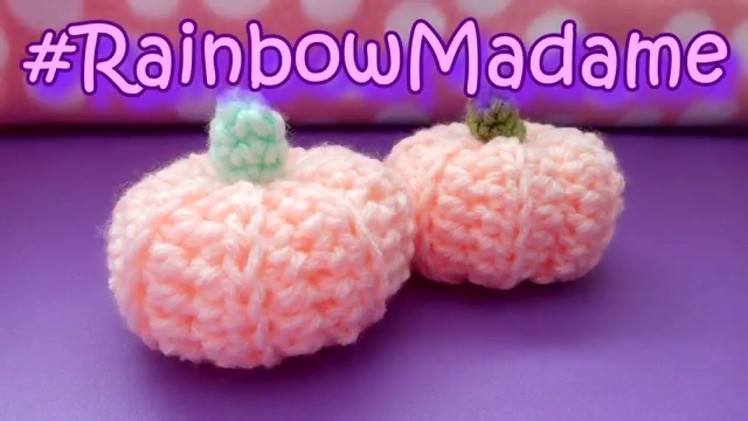 ★ DIY ★ Mini Crochet Pumpkin Tutorial