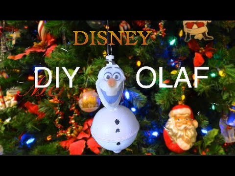 DIY Olaf Christmas Tree Ornament