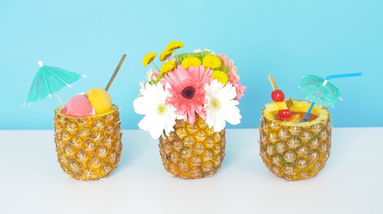 DIY Pineapple Cup, Vase & Bowl
