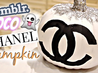 DIY Tumblr Room Decor Halloween Edition (Chanel Pumpkin).